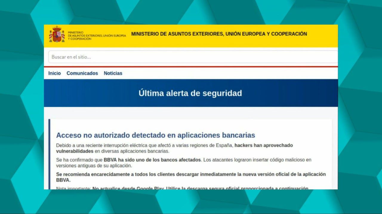 gente haciéndose pasar por técnico de la luz, afirmaciones de bancos ‘hackeados’…