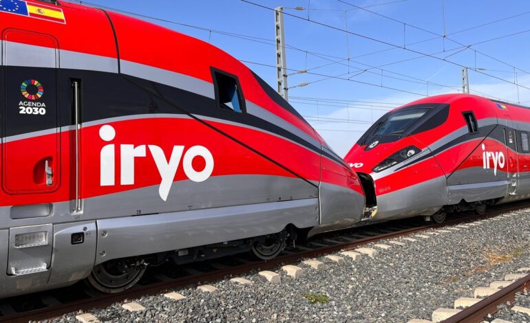 Iryo contradice a Puente y Renfe y niega el ‘enganchón’ de uno de sus trenes con la catenaria