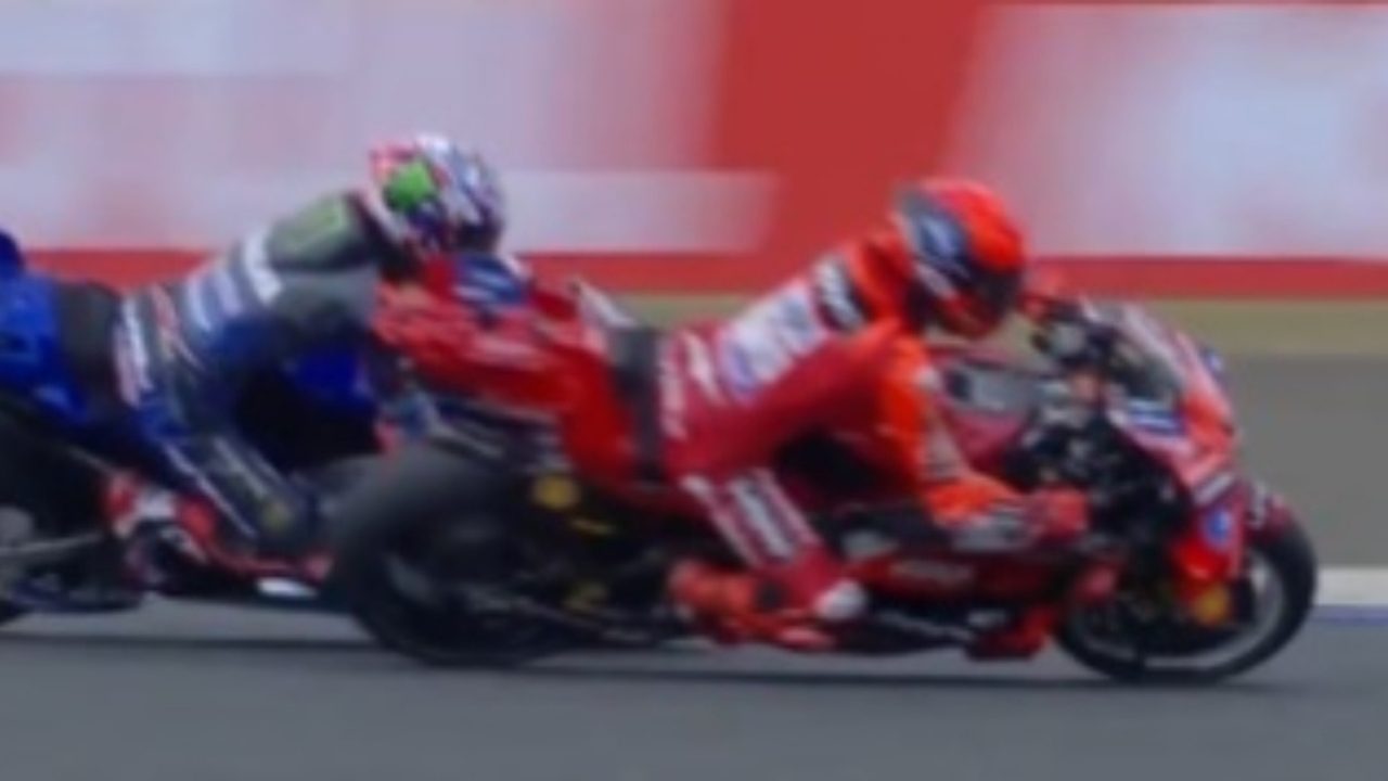 El definitivo adelantamiento de Márquez a Quartararo que le dio la victoria a Marc en la sprint de Le Mans