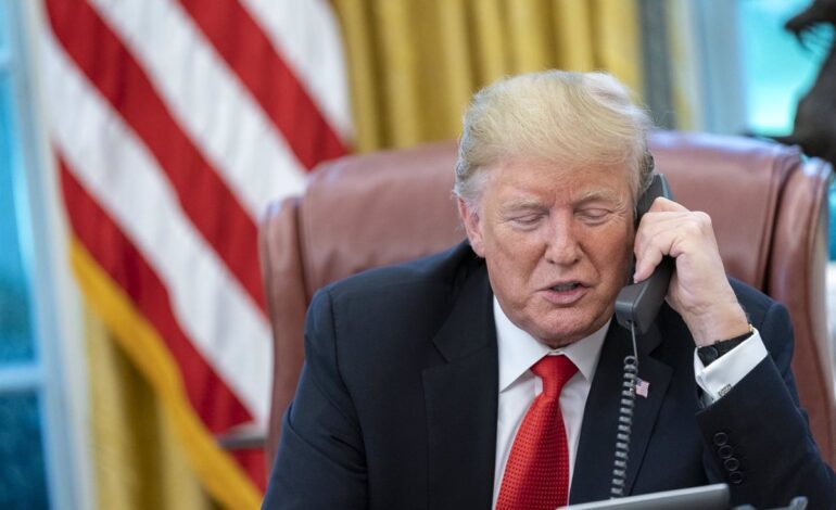 Trump anuncia que hablará con Putin y Zelenski el lunes para poner fin a un «baño de sangre» en Ucrania