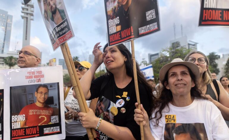 Hamás responde a la propuesta de EEUU y ofrece la entrega de diez rehenes y 18 cuerpos