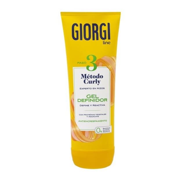 Curlled Gel Curlée Stape 3 Método de gel de Giorgi.