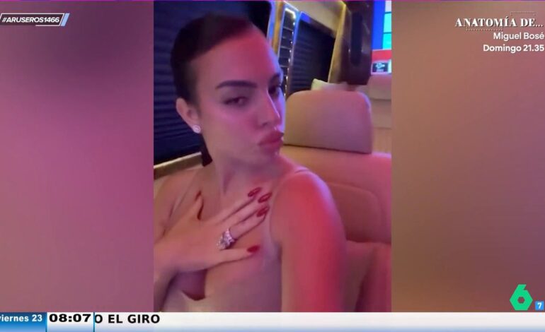 La risa de Alfonso Arús con el último viral de Georgina Rodríguez en TikTok: «Esta muy animada, eh»