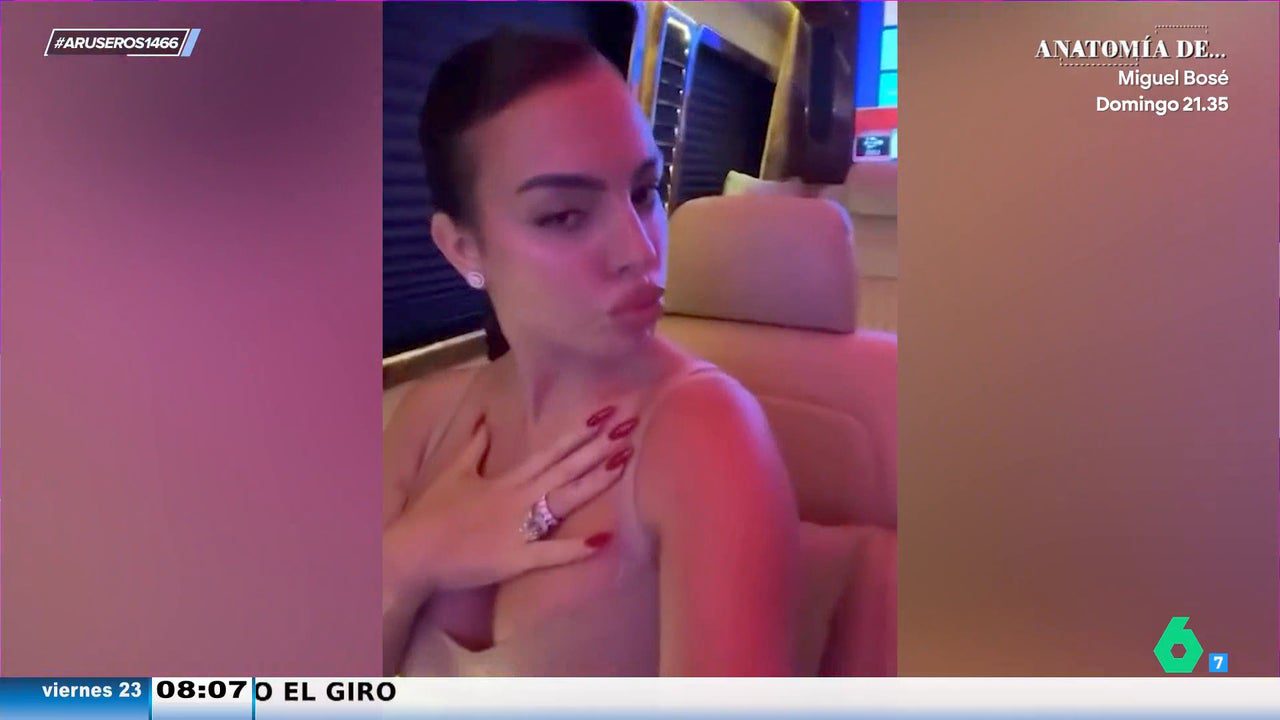 La risa de Alfonso Arús con el último viral de Georgina Rodríguez en TikTok: «Esta muy animada, eh»