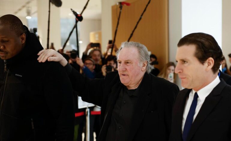 Gérard Depardieu, declarado culpable de agresión sexual a dos mujeres durante un rodaje