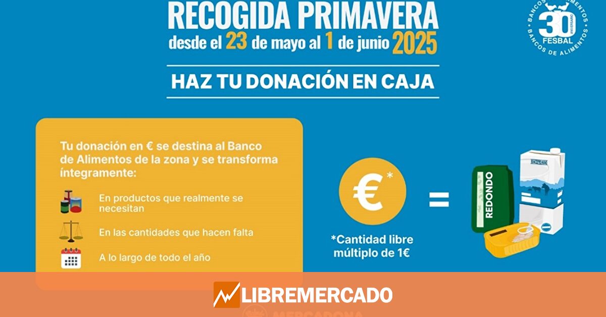Mercadona Colabora Con FESBAL en la recogida primavera 2025