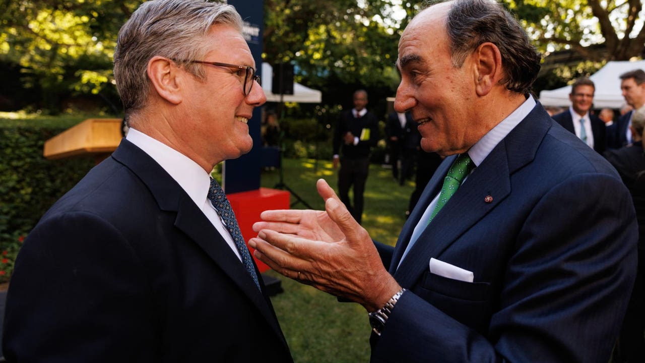 Ignacio Galán asiste a la recepción oficial del primer ministro británico con motivo de la cumbre entre el Reino Unido y la UE