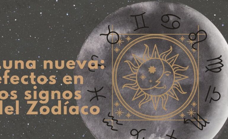 Así afectará la luna nueva de este mes a cada uno de los signos del Zodíaco