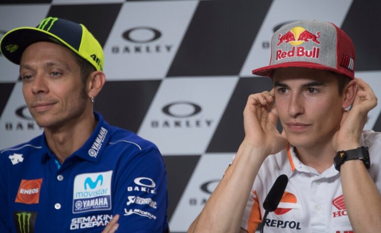 Marc Márquez vuelve a mencionar a Valentino Rossi: «Si gano…»