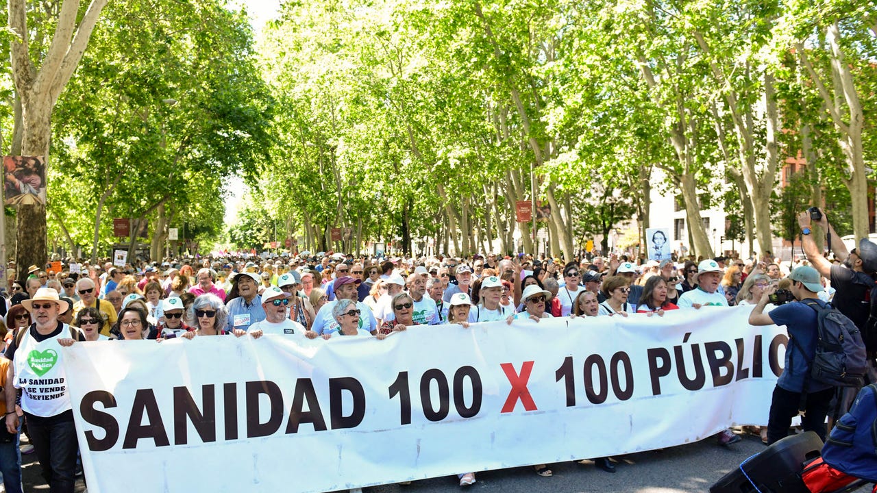 Madrid sale a la calle para defender que la sanidad pública «es un derecho de todos»