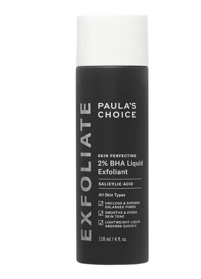 PAULA's Choice Skin Perfect 2% Exfoliating Liquid BHA.