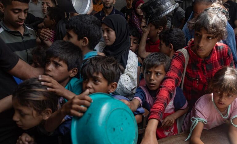 Cientos de miles de gazatíes del norte, obligados a desplazarse a Ciudad de Gaza por la ofensiva israelí