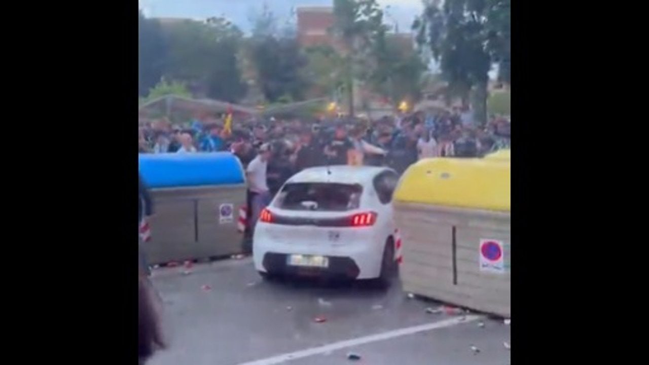 Al menos 13 heridos en un atropello masivo cerca del campo del Espanyol antes del derbi contra el FC Barcelona