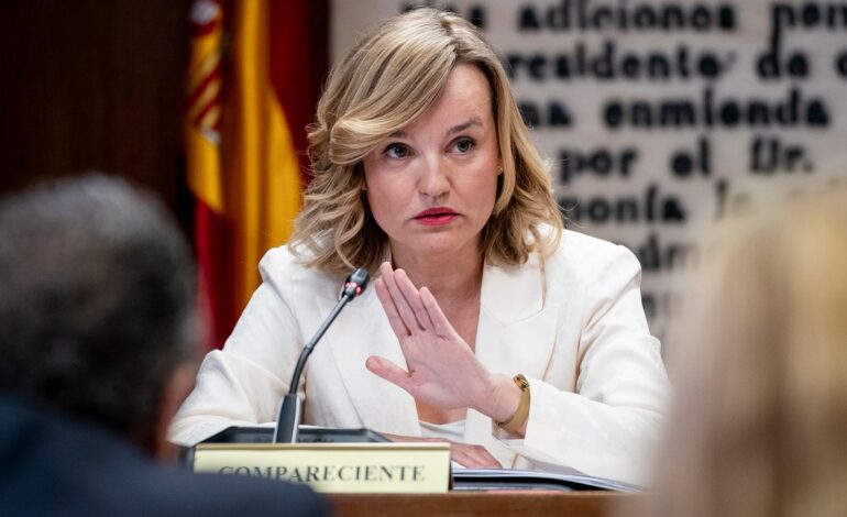 Pilar Alegría niega la fiesta de Ábalos con «pilinguis o prostitutas» en el Parador de Teruel: «Jamás tuve conocimiento»