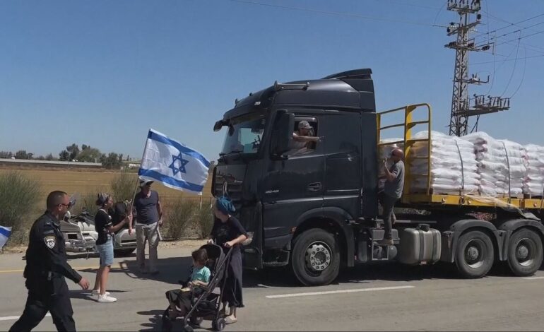 Así son los Tzav 9, los radicales israelíes que tratan de bloquear la entrada de ayuda humanitaria en Gaza