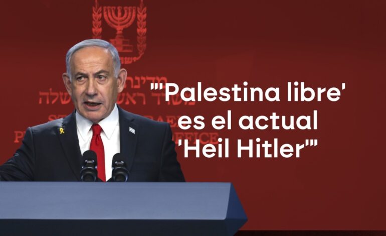 Netanyahu usa el atentado de Washington para contrarrestar las críticas a Israel: "'Palestina libre' es el 'Heil Hitler' de hoy"