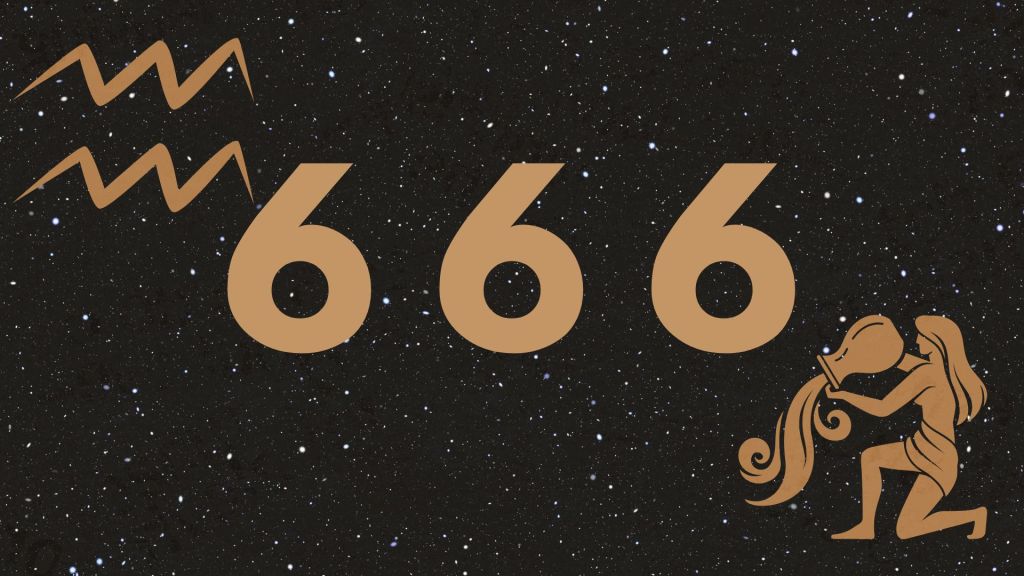 Siempre que el signo del zodiaco del acuario vea el número 666 Angélique verá cómo se subraya su energía interna 