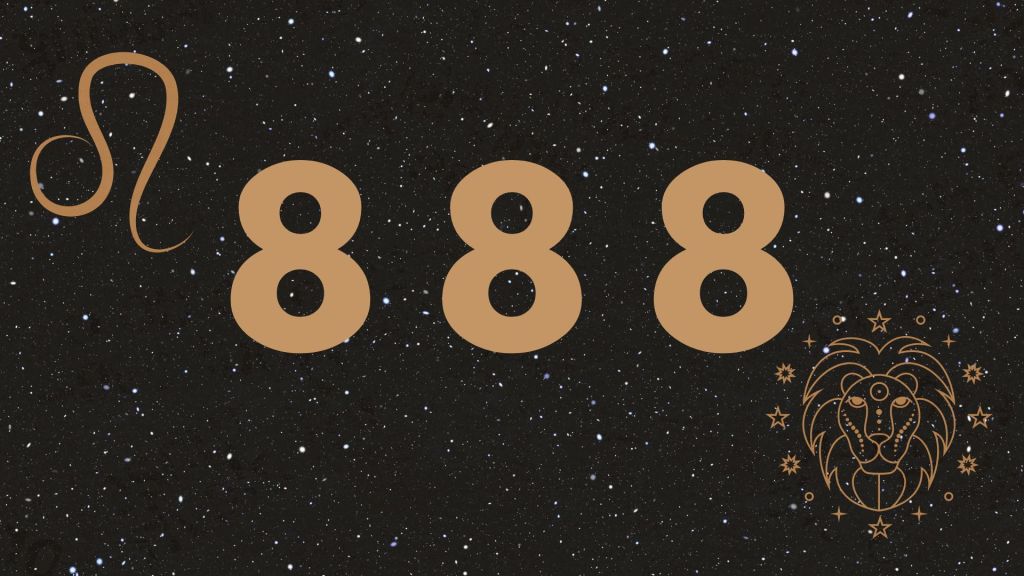 888 es un número angelical que lo guía hacia la abundancia y el éxito, Leo