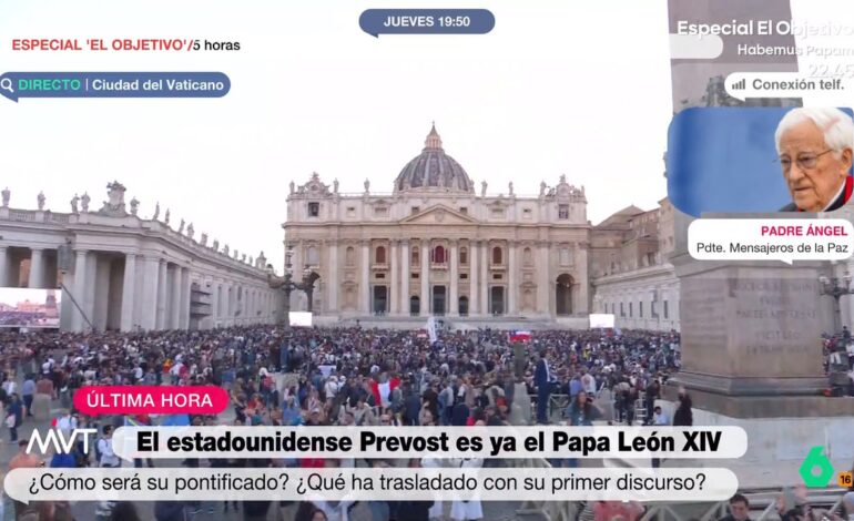 El padre Ángel valora la elección del papa León XIV: "Ha pisado pueblo y sabe lo que es estar con los pobres"