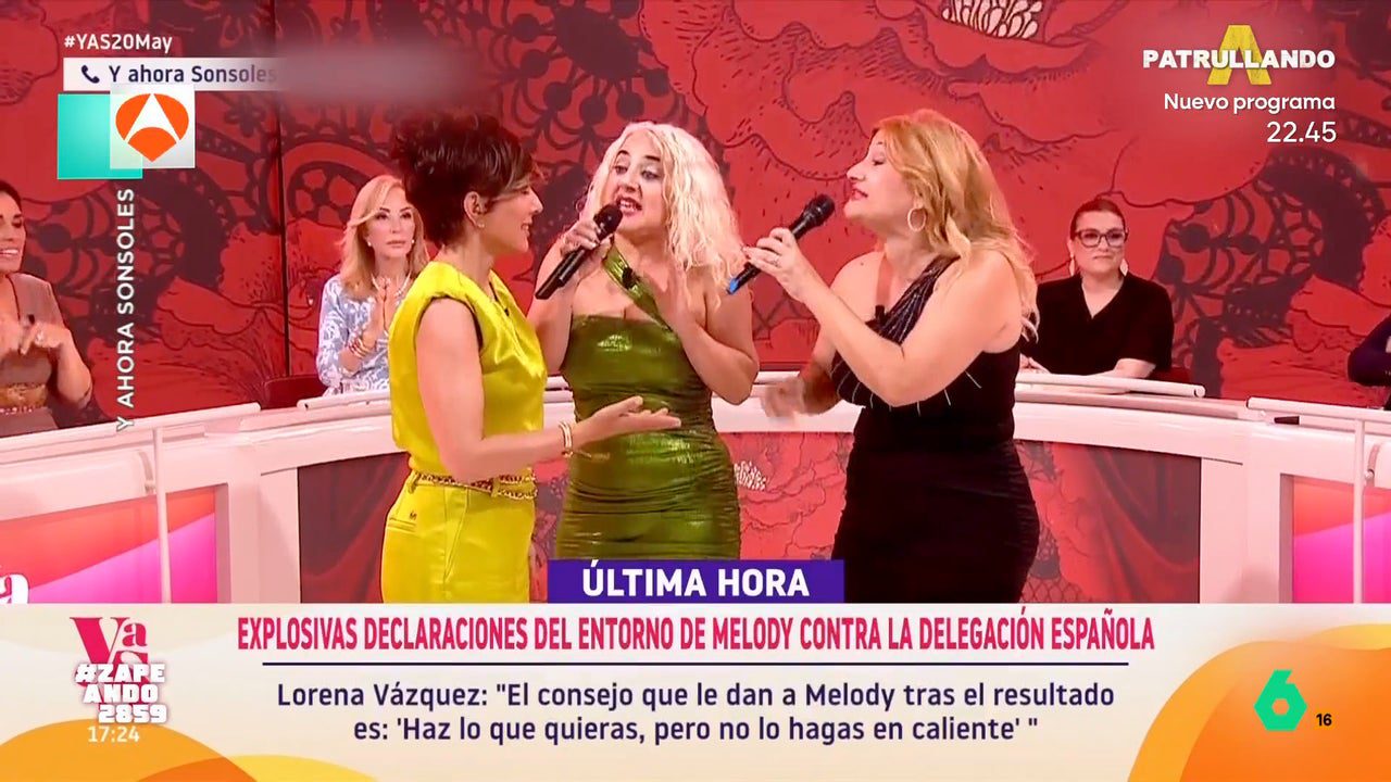 El show y el desparpajo va en la genética