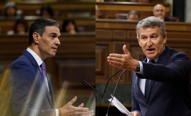 Sánchez acusa al PP de venderse a las nucleares y Feijóo le exige dimisiones por el apagón