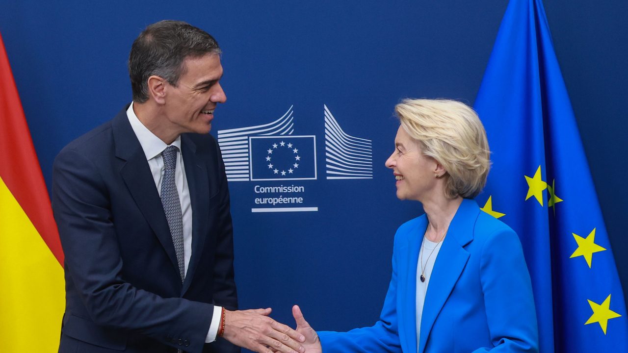 Sánchez urge a Von der Leyen a que la UE aumente la presión a Israel para «detener la invasión ilegal de Netanyahu sobre Gaza»