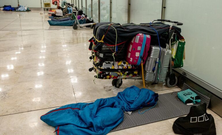 Tengo que dormir en un banco…