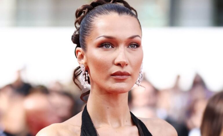 Bella Hadid deslumbra en Cannes 2025 con un espectacular vestido negro
