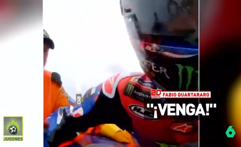 Tremendo enfado de Quartararo con los comisarios en Le Mans: la cámara de su moto lo grabó todo
