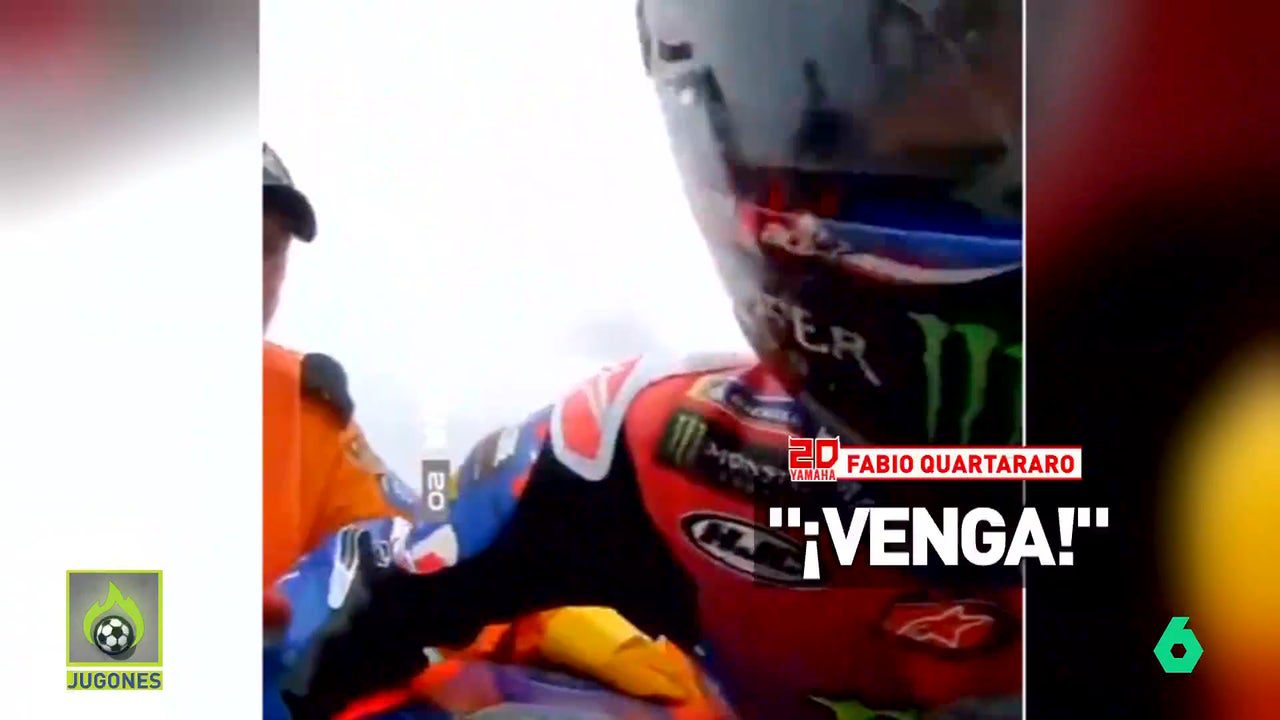 Tremendo enfado de Quartararo con los comisarios en Le Mans: la cámara de su moto lo grabó todo