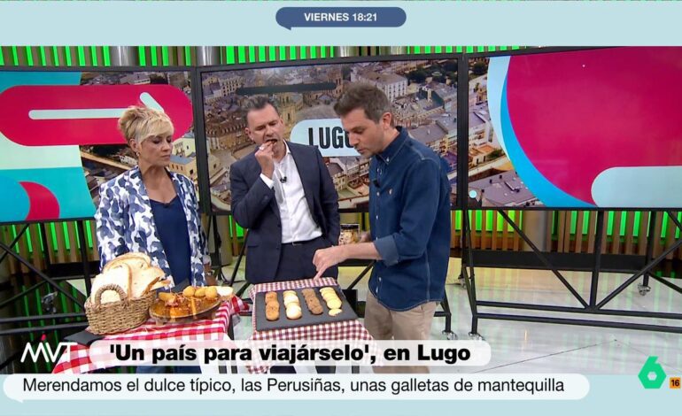 La reacción de Cristina Pardo e Iñaki López al probar las perusiñas, un postre típico gallego