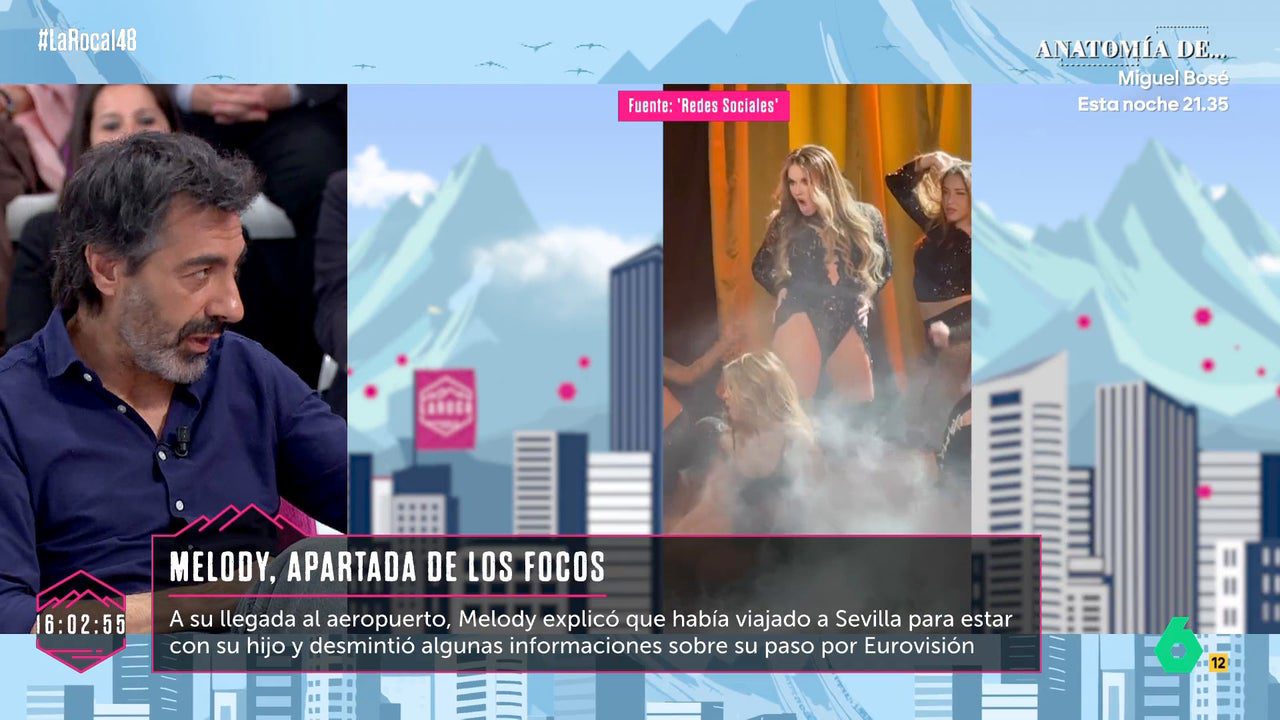 Juan del Val, sobre la rueda de prensa de Melody: "No va a decir nada; no hablará del conflicto israelí"