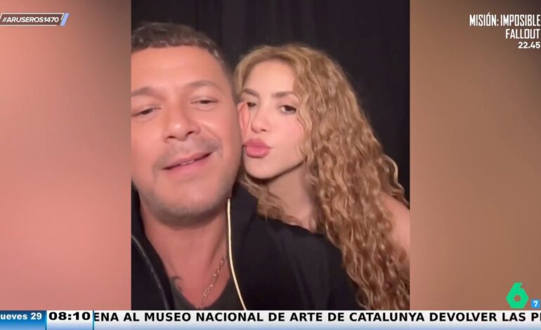¿Está celosa por el beso de Shakira?