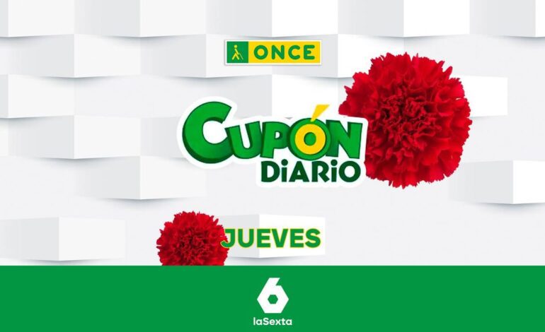 Comprobar el último Cupón Diario de la ONCE de la semana, el sorteo del 15 de mayo de 2025