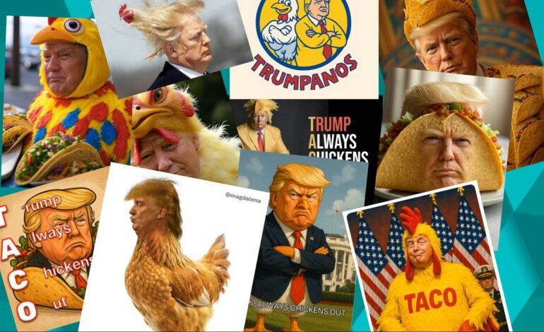 TACO, el viral acrónimo en Estados Unidos que señala que «Trump siempre se acobarda»