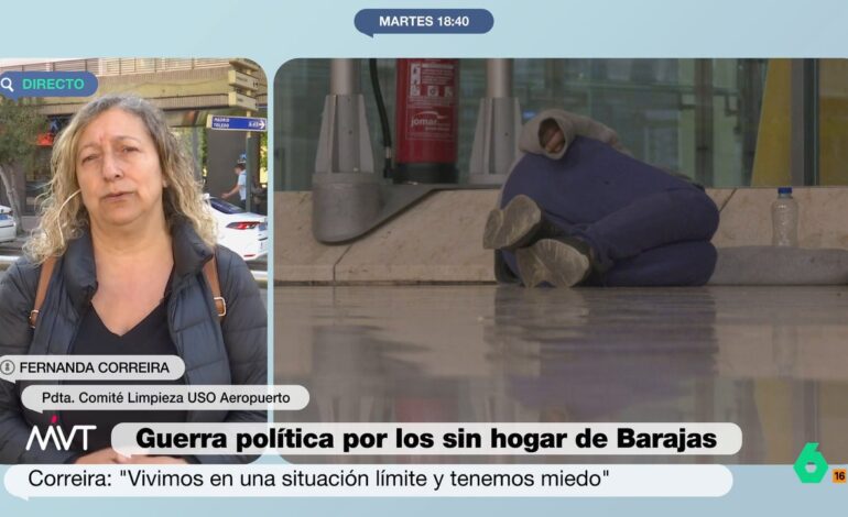 Necesitamos un protocolo. El aeropuerto no puede ser un albergue