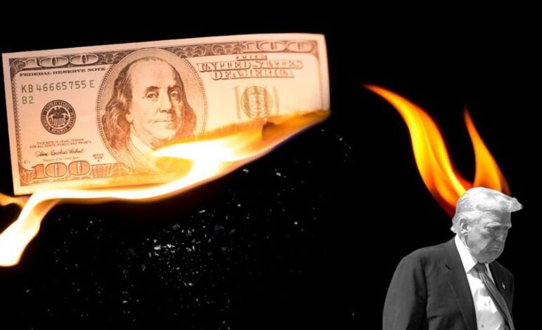 El mercado cuestiona el imperio del dólar como divisa global y refugio