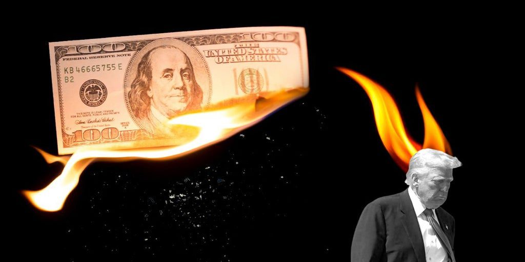 El mercado cuestiona el imperio del dólar como divisa global y refugio