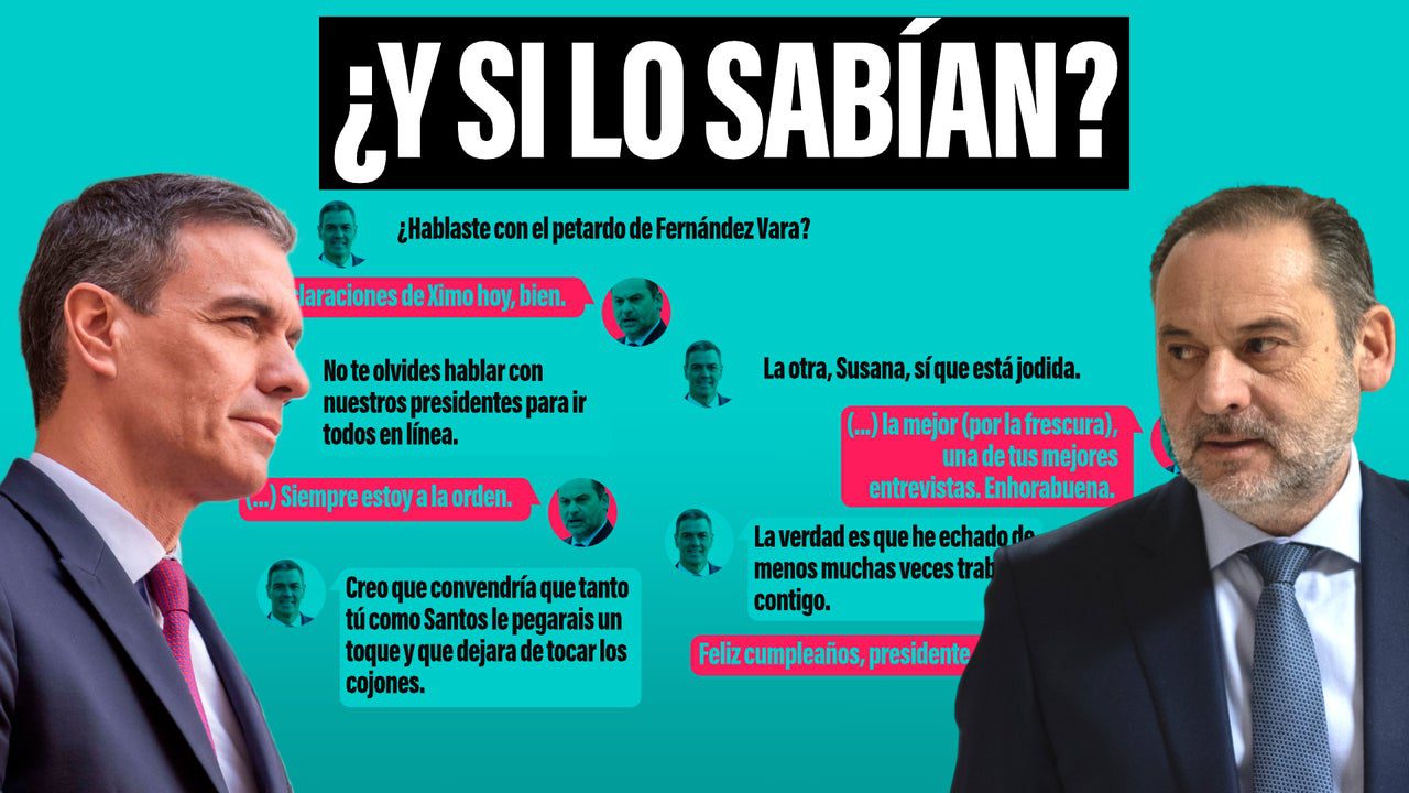 Moncloa ya sabía de los mensajes de Ábalos y el PSOE eligió el silencio