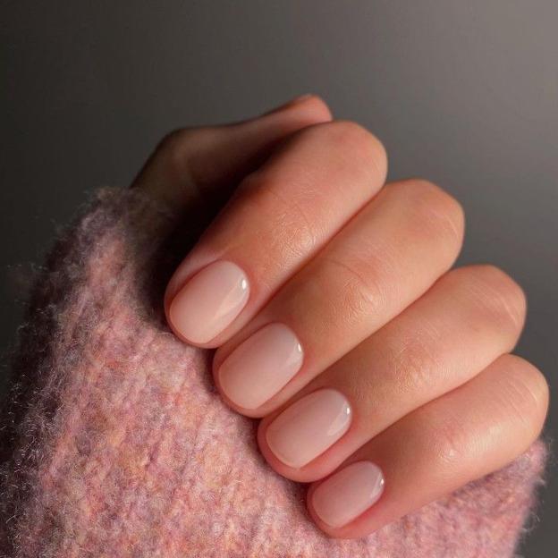 Uñas de jabón beige
