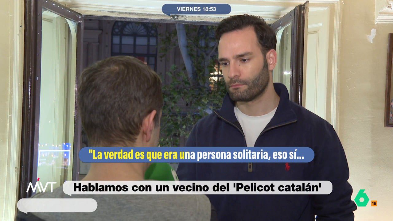 A veces venía con gente mucho más joven que él