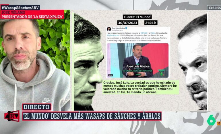 No niega que él sea la fuente, es críptico
