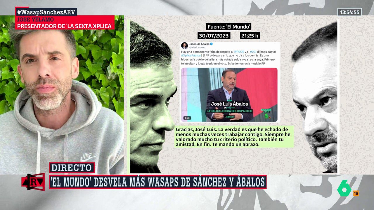 No niega que él sea la fuente, es críptico