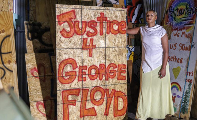George Floyd: preservar el arte callejero que documentó su asesinato hace cinco años