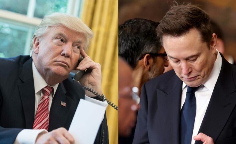 “Ni siquiera pienso en Elon": Trump aparenta pasar la página, mientras Musk le baja el tono a la riña