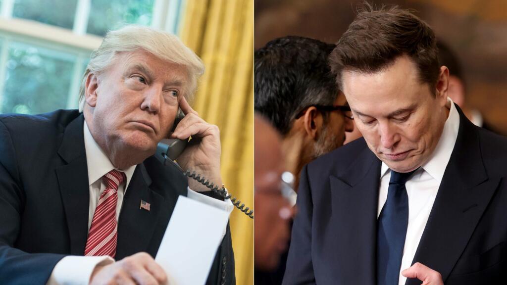 “Ni siquiera pienso en Elon": Trump aparenta pasar la página, mientras Musk le baja el tono a la riña
