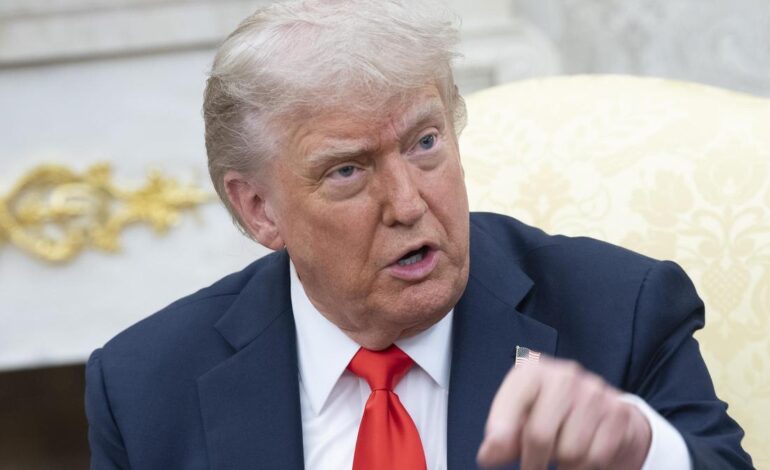 Trump compara a Rusia y Ucrania con «dos niños pequeños peleando como locos en un parque» y les advierte de sanciones «muy duras»