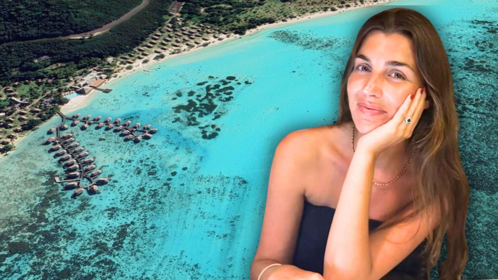 las fotos de su exclusiva luna de miel cerca de Tahití
