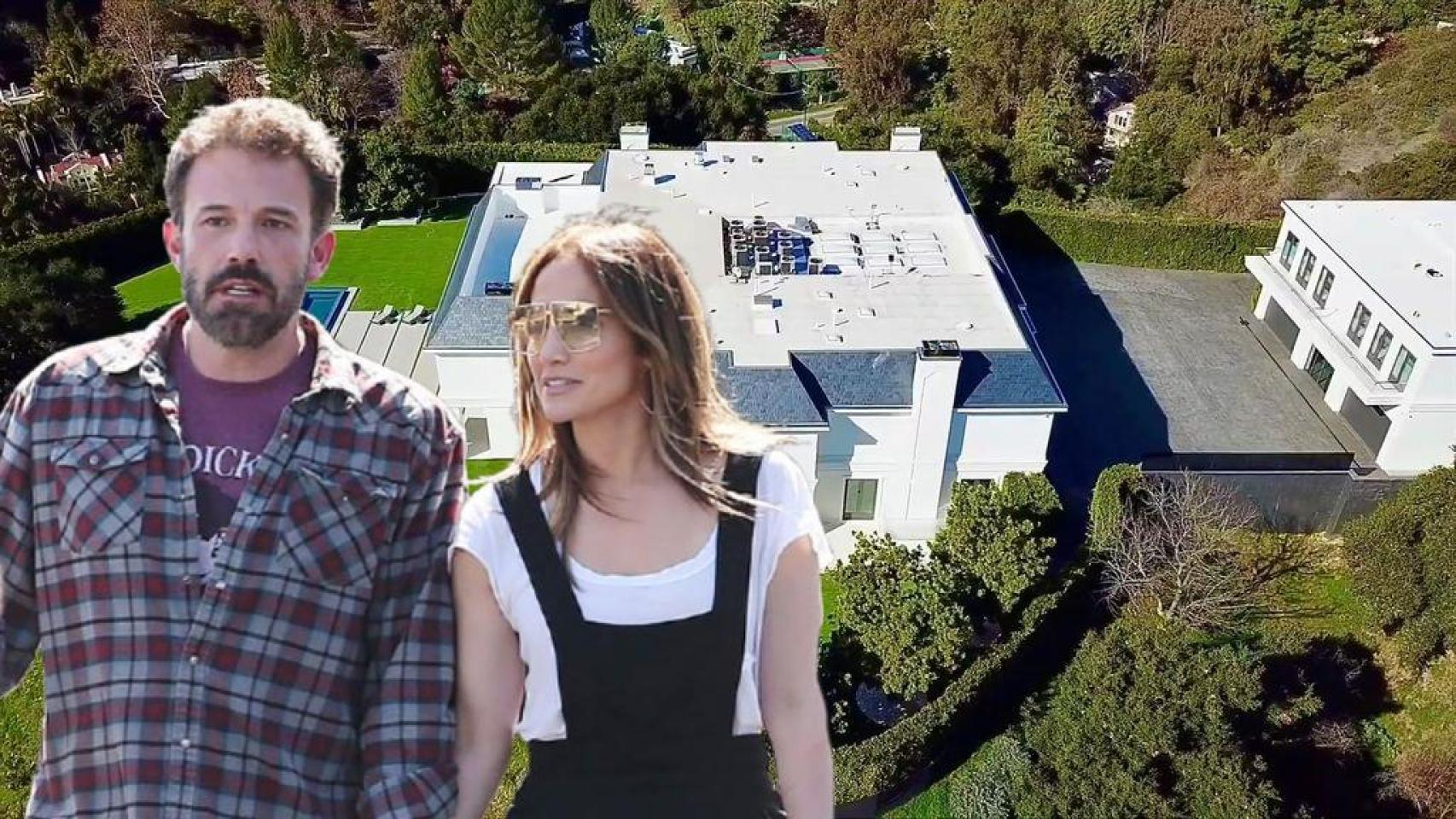 Jennifer Lopez y Ben Affleck no consiguen comprador para la lujosa mansión de Beverly Hills que tienen en común