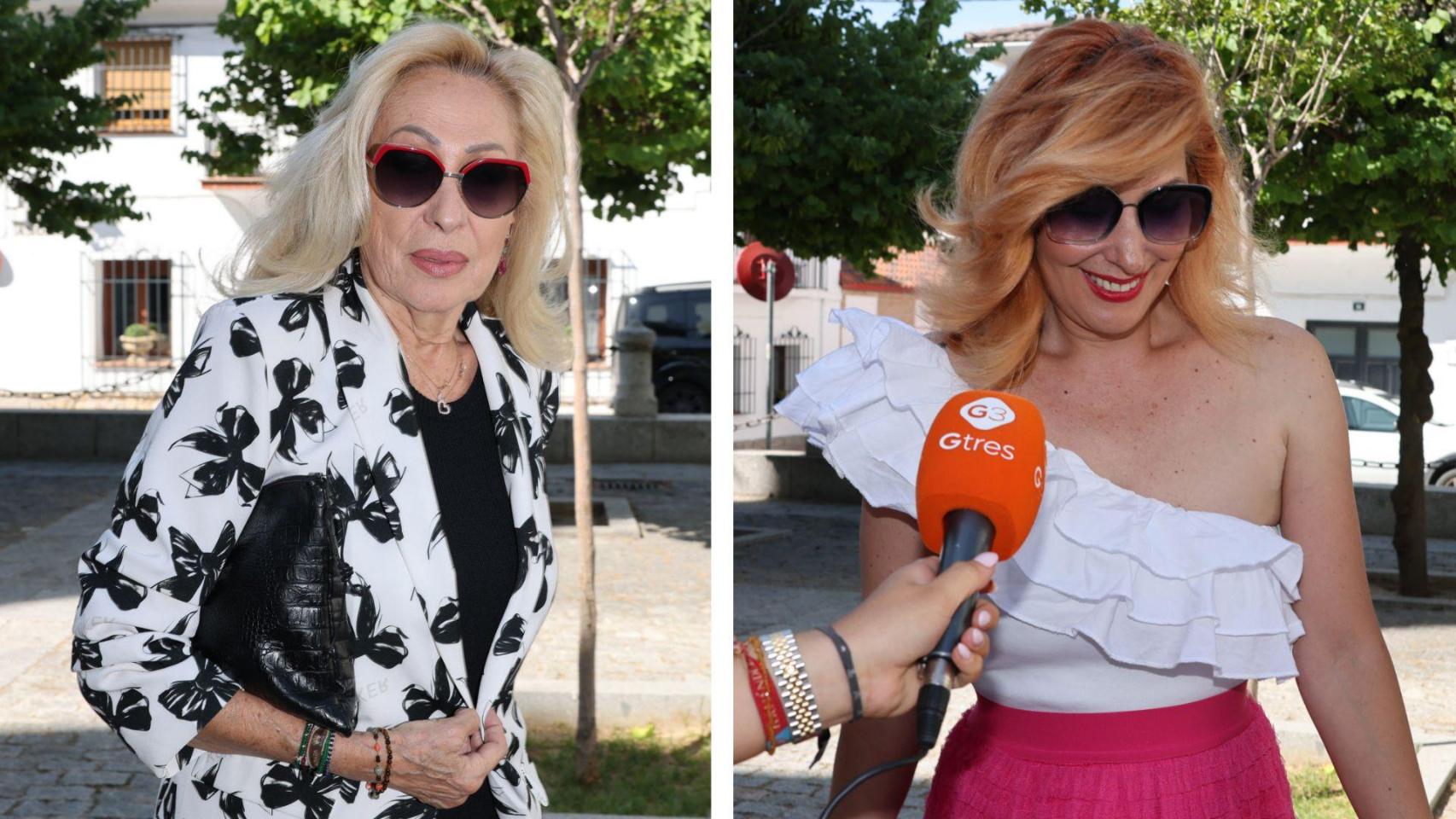 Rosario Mohedano, arropada por Rosa Benito, celebra la comunión de su hijo con la ausencia de Amador Mohedano